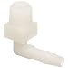 Nylon Tubing Connector, Barbed Elbow, 3/32" x 3/32" Tubing ID (Pack of 25)