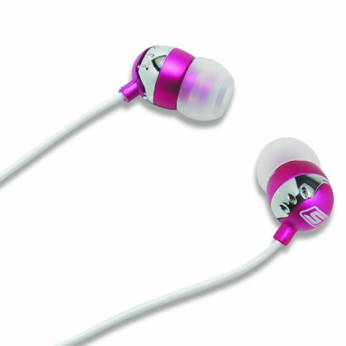 Scosche HP6P Universal Hi-Fi Ear Bud Headphones (Pink)