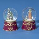 THOMAS KINKADE CHURCH & LIGHTHOUSE WATERGLOBES - 45MM THOMAS KINKADE CHURCH & LIGHTHOUSE WATERGLOBES 2/ASSTD.