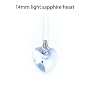 16" Pendant Necklace Sterling Silver with a Light &hellip by Dent Designs