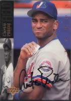 Curtis Pride, Montreal Expos, 1994 Upper Deck SP Autographed Card