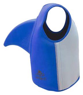 SwimWays Sea Squirts Swim Assist - Large - Blue Dolphin