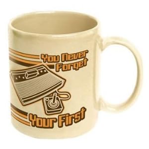 Atari You Never Forget Your First Coffee Mug by Atari