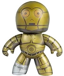 31dw2Byx06L Star Wars Mighty Muggs: Wave 2 C 3PO Figure
