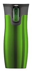 Contigo AUTOSEAL Stainless Steel Vacuum Insulated Tumbler, 16 Ounces, Green