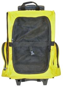 Yellow Travel Pet Backpack & Carrier with Wheels