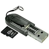 Kingston 1GB Memory Card +USB  MicroSD Reader (FCR-MRB+SDC/1GB)