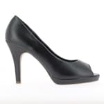 Escarpins femme noirs mats talon 9cm