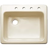 Peachtree Forge PF10 Macon Kitchen Sink, 3-Hole, Bone