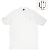 Indiana Hoosiers NCAA Classic Pique Polo Shirt (White)