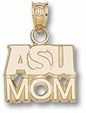 Arizona State Sun Devils ASU Sunburst Mom Pendant - 10KT Gold Jewelry