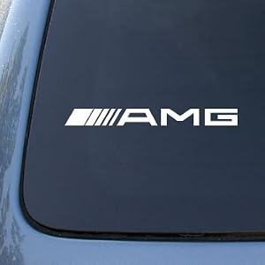 Mercedes AMG - Car, Truck, Notebook, Vinyl Decal Sticker #2511 | Vinyl Color: White