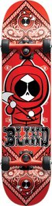 Blind Reaper Hoodlum Complete Skateboard, Red, 7.6-Inch