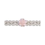 Apparel : Satin flower on Dainty Headband