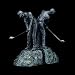 Bey-Berk Brass Man Golfer Bookends