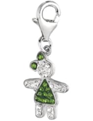 925 Sterling Silver August Birthstone Girl Charm, For Chamilia, Pandora, Biagi, Personality, Reflections And More Charm Bracelets