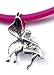 Sporting Goods : 16" Fuschia Fairy Necklace Sterling Silver Jewelry