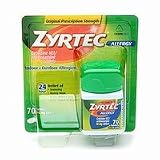 Zyrtec Allergy Relief (10 mg), 70 Tablets