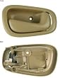 1998-2002 Toyota Corolla Bone/Beige Inside Door Handle - Passenger Side