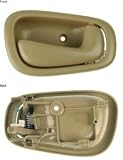 1998-2002 Toyota Corolla Bone/Beige Inside Door Handle - Passenger Side