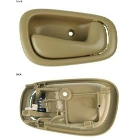 1998-2002 Toyota Corolla Bone/Beige Inside Door Handle - Passenger Side