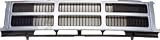 Black/Chrome GRILLE for TOYOTA 4 Runner (1984-1986), Pickup 4W (1984-1986), 1984 1985 1986 84 85 86