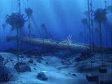 Tetra Disney Aquarium Background - Sunken Submarine