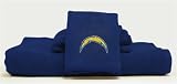 San Diego Chargers Three Piece Embroidered Bath Towel Set