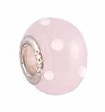 Pandora Style Charm Bead (Z133) Murano Style / Lampwork Glass (14mm x 10mm) (fits Troll too)