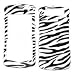 Fits Blackberry 8130 8110 8120 Pearl Verizon Cell Phone Snap on Protector Faceplate Cover Housing Hard Case - Zebra Skin