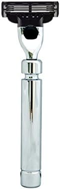 Kensington Modern Chrome Classic Shaving Gift Set Wet Shave Kit