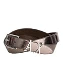 Armani Exchange - Armani Exchange Metallic A|X Belt