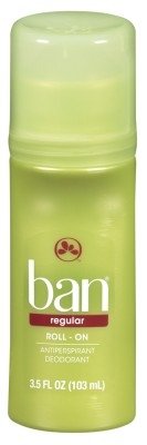 Ban Deodorant 3.5oz Roll-On Anti-Perspirant Regular
