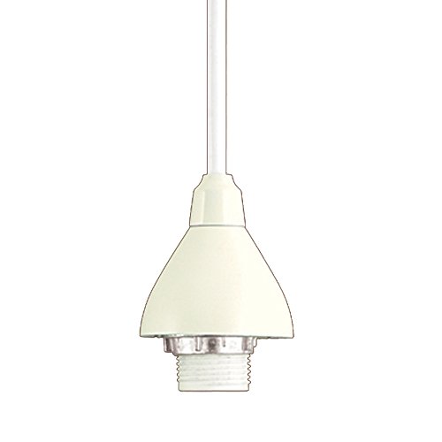 Project Source 1-Light Dimmable Matte White Bell Linear Track Lighting Pendants