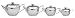 Kitchen Craft 18/8 Stainless Steel Teapot 0.35L