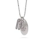 Sterling Silver and CZ Scorpio Charm Necklace
