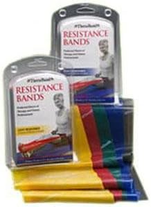 Theraband Exercise Bands, Asst Colors, Light Resistance