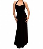 Blue Banana Black Elegant Full Length Evening Dress Size 14
