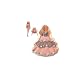 Wilton Cake Pan: Beautiful Day Barbie/Beach Barbie (2105-3500, 1996)
