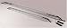 Truck Bed Rail, Chrome, Universal Drill - Full & Mid-Size SWB With Tool Box 48