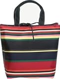 Striped Designer Handbag / Beachbag
