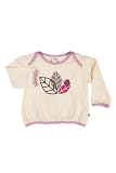 Green Baby Girls Long Sleeve Envelope Neck T-Shirt (6 - 12 Months, Cream)