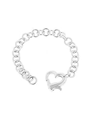 Silver Heart Bracelet