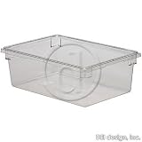 Food Storage Box 18'' x 26'' x 9'' Deep Clear