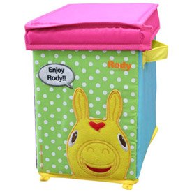 ニックナック baby Rody ロディ 収納ボックス ハーフ イエロー×GR 07259-01 (ANC0102)