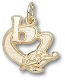 Washington Wizards I Heart Logo 1/2 Charm/Pendant