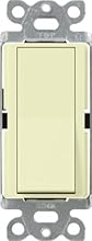 Lutron CA-1PS-AL Diva 15-Amp Single Pole Switch, Almond