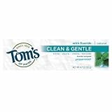 Tom's of Maine Clean and Gentle Care, Peppermint with Fluoride, 4.7 Ounce (Pack of 2)