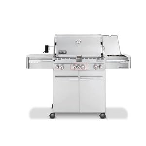 Weber 2840001 Summit S-470 Grill Natural Gas Stainless Steel