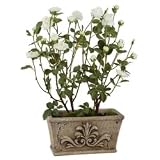 Uttermost White Tea Rose Hedge Faux Flowers